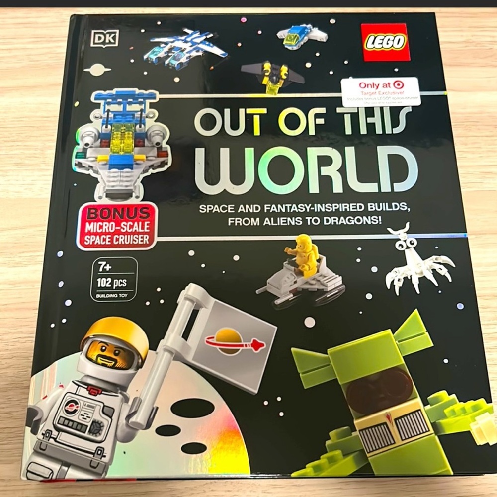 Lego Out Of This World Book & Lego Bricks
